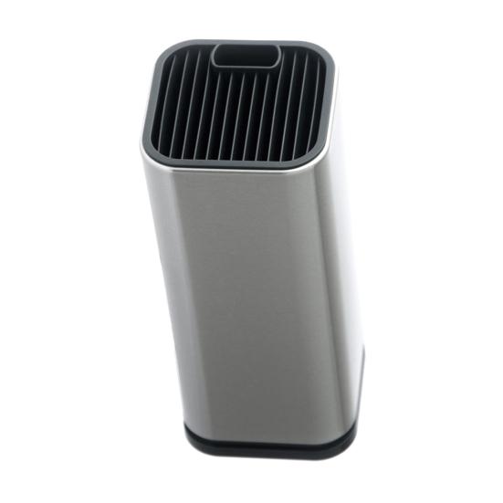 Держатель кухонного ножа для хранения из нержавеющей стали, подставка для блока большой емкости, инструмент