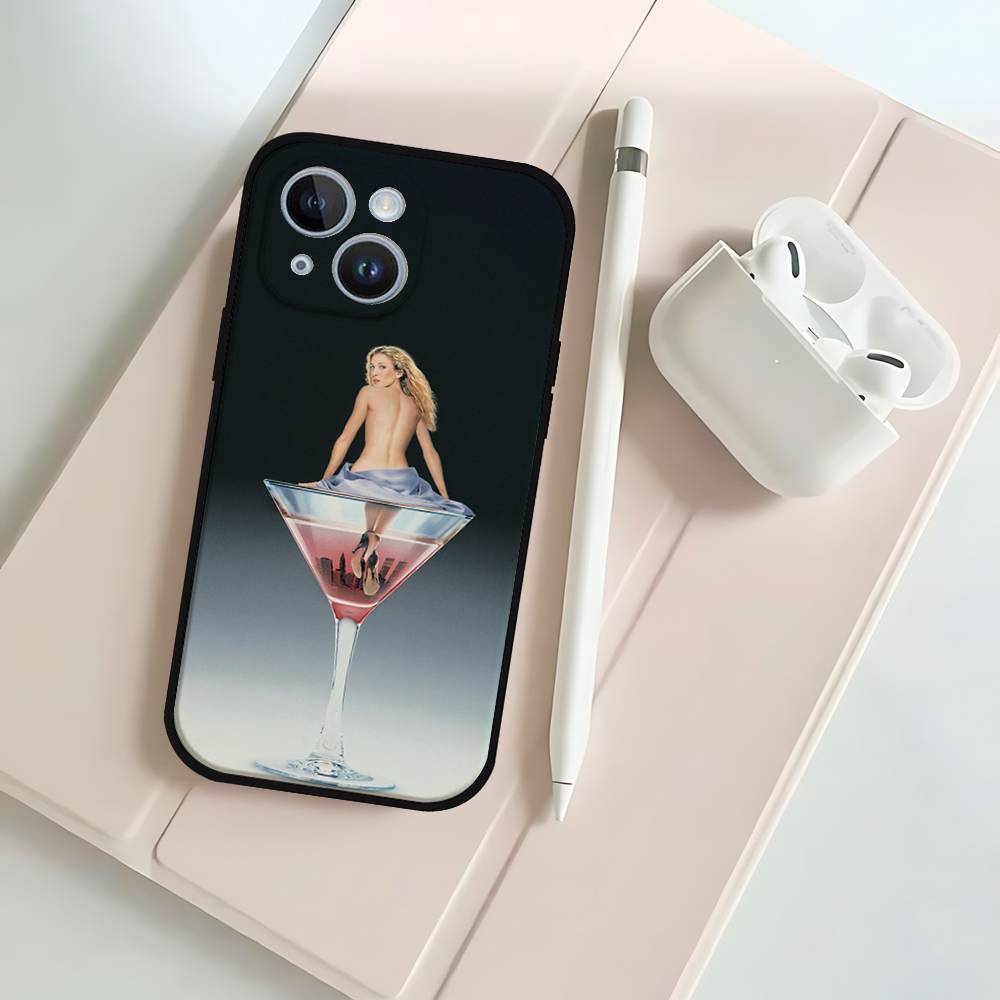 Чехол для телефона "Секс в большом городе" для iPhone 17 16 15 14 13 12 11 X XR XS Plus Pro Max Mini Мягкий черный чехол