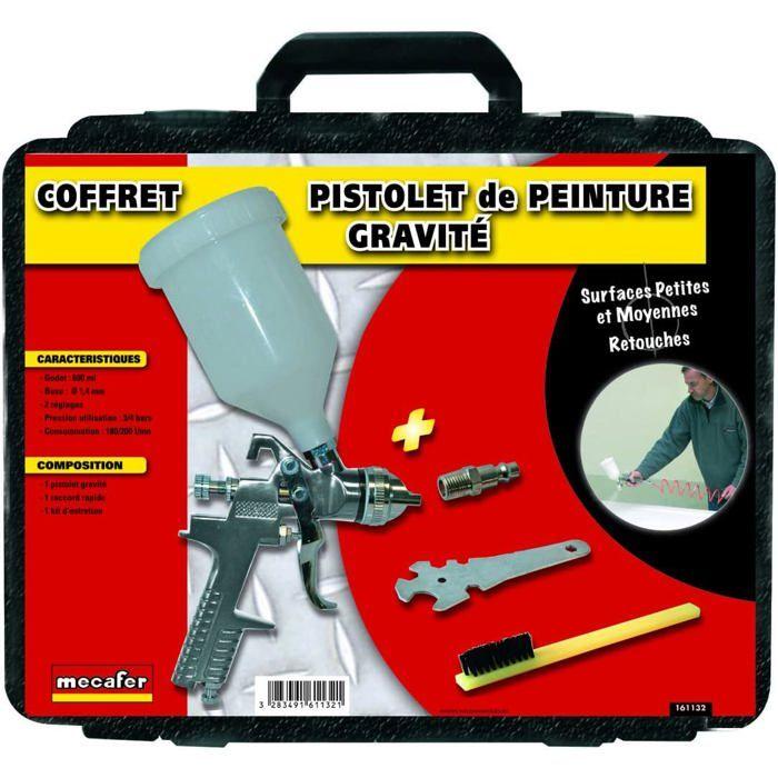 Pistolet à peinture - STANLEY - Pneumatique - 0,6 L - Basse pression - Acier durable