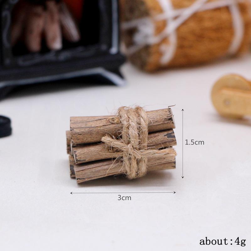 1:Камин для кукольного домика масштаба 1:12 со светодиодами DIY Миниатюрные украшения для кукольного домика Мебель Ручная работа Аксессуары Игрушка