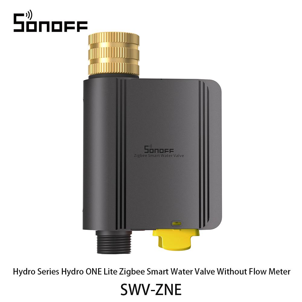 SONOFF SWV-ZNE Hydro Series Hydro ONE Lite Zigbee Smart Water Valve Without Flow Meter Dual Communication Modes Flexible Control