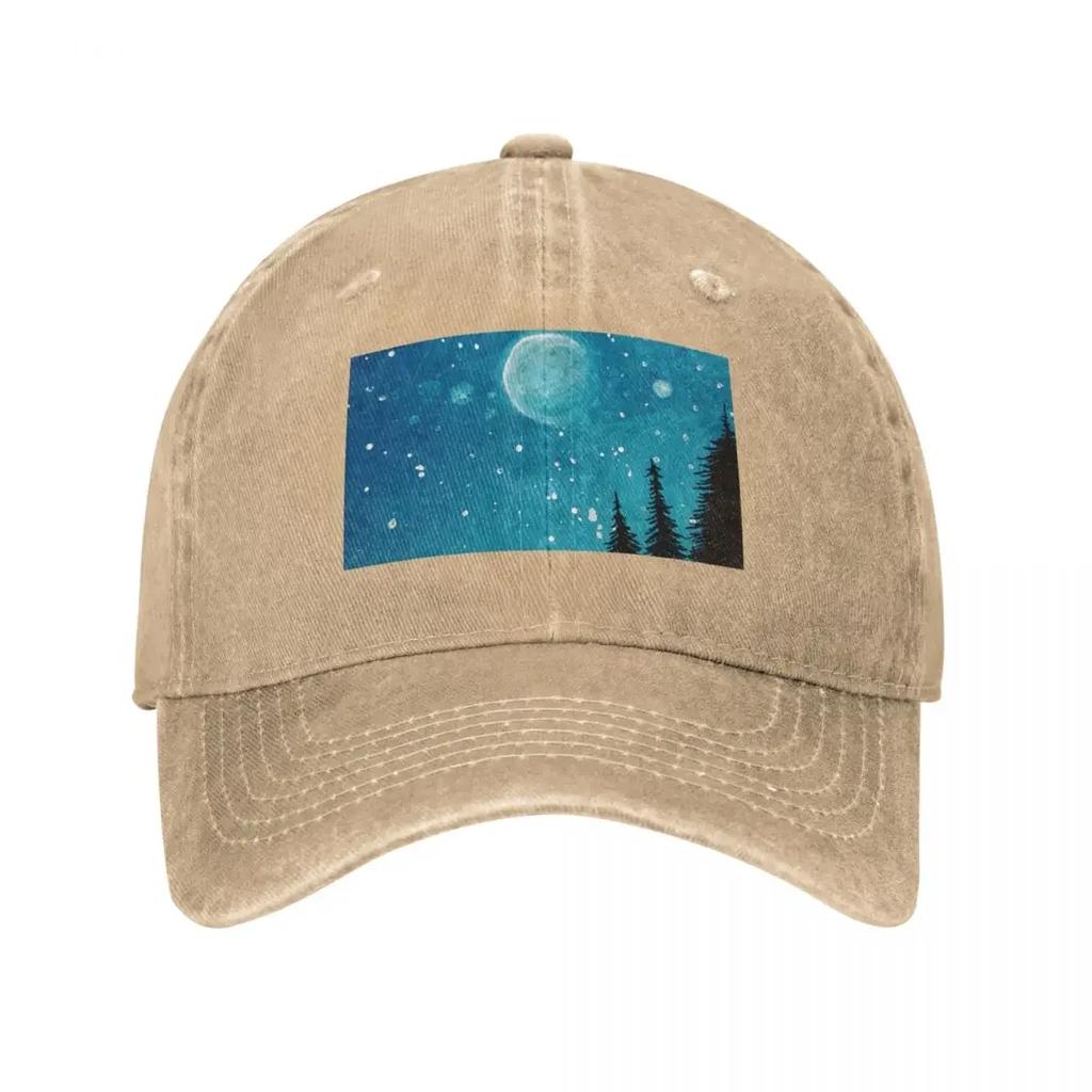 Under the stars Baseball Cap Snap Back Hat Luxury Brand New In The Hat Christmas Hat Womens Hats Unisexs
