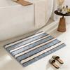 Modern Imitation Cashmere Floor Mat High Water Absorbent Non Slip Bath Rug Toilet Entry Door Bedroom Indoor Home Decor