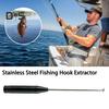 Извлекатель рыболовных крючков из нержавеющей стали, быстрый съемник рыболовных крючков, безопасный экстрактор, отсоединяющий инструмент для извлечения, приспособление для спуска, рыболовные принадлежности