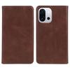 For OnePlus 13T 5G Case Strong Magnetic PU Leather Phone Cover Calf Texture