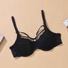 Французское Сексуальное Кружево Большой Бюстгальтер Маленькое Нижнее Белье Женский Пуш-ап Предотвращающий Провисание Дышащий Тонкий Бюстгальтер