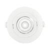 Round White Adjustable Recessed COB LED Spotlight 10W IP20 4000K