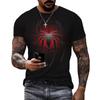 Fashion Spider Logo Pattern T-shirt for Men's Casual Personality Cool 3D Printed T-shirt for Summer Shirt