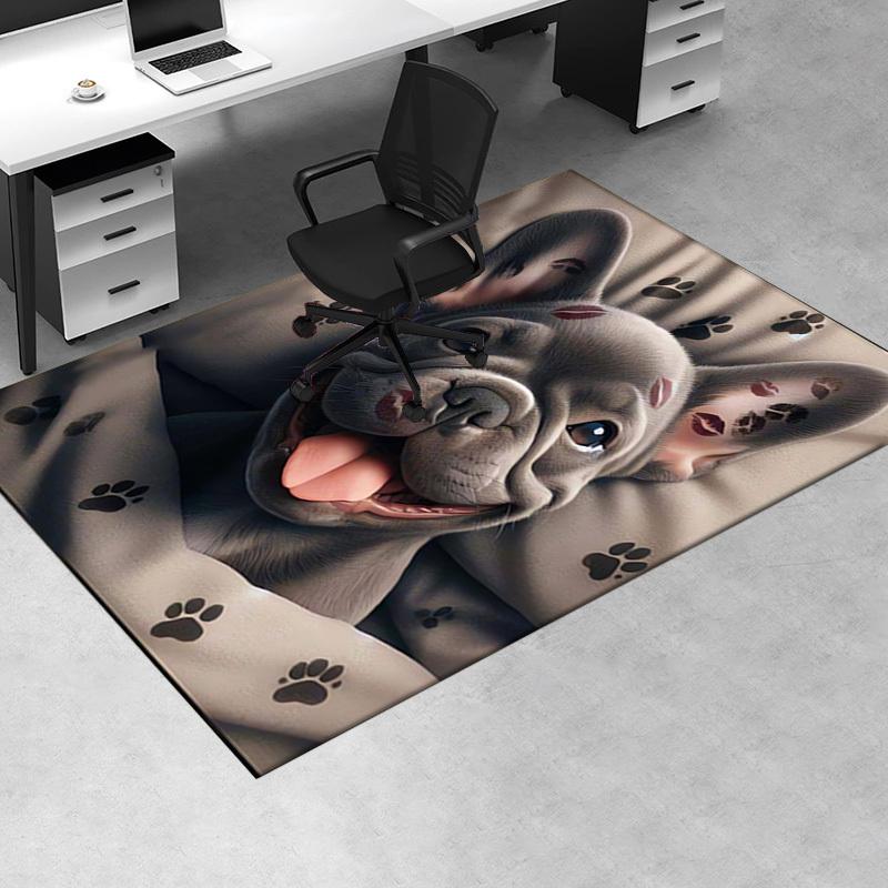 Pug Office Carpet Soft Polyester Entrance Carpet Washable Non slip Machine Washable Indoor Carpet Li