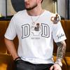 Custom Photo Shirt for Dad Father's Day Tshirt, Fathers Day Gifts Personalized Dad Portrait Shirt
