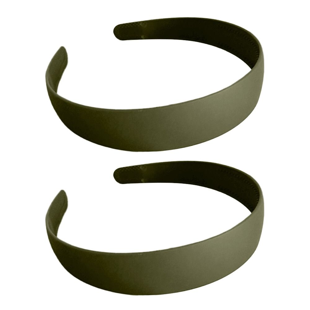 2PCS Frosted Solid Hair Band Plastic Hair Accessories New Resin Hairband  Woman