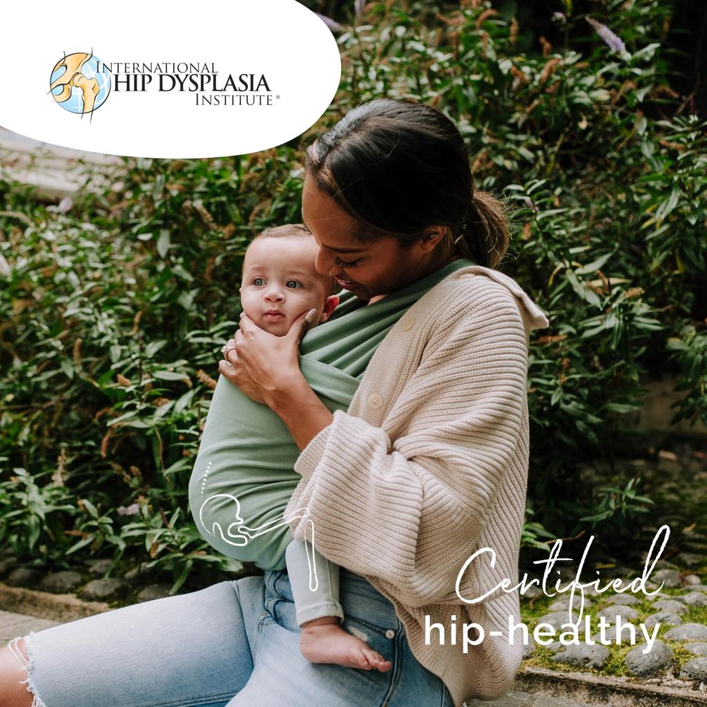 Слинг-переноска Boba Wrap Baby Carrier Японский [Официальный дистрибьютор] (Зеленый шалфей)