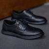 Мужская официальная обувь из натуральной кожи Модный бренд Броги Мужская обувь Ручная работа Деловые Оксфорды Повседневная обувь большого размера 47