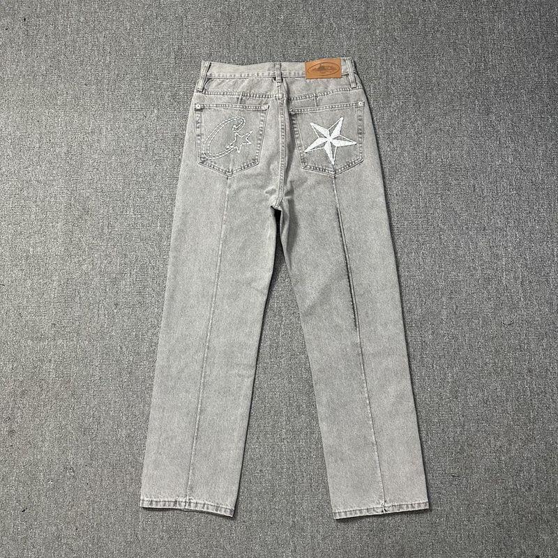 Streetwear Denim Jacket Pants Set Women Loose Fit Casual Hip Hop Style