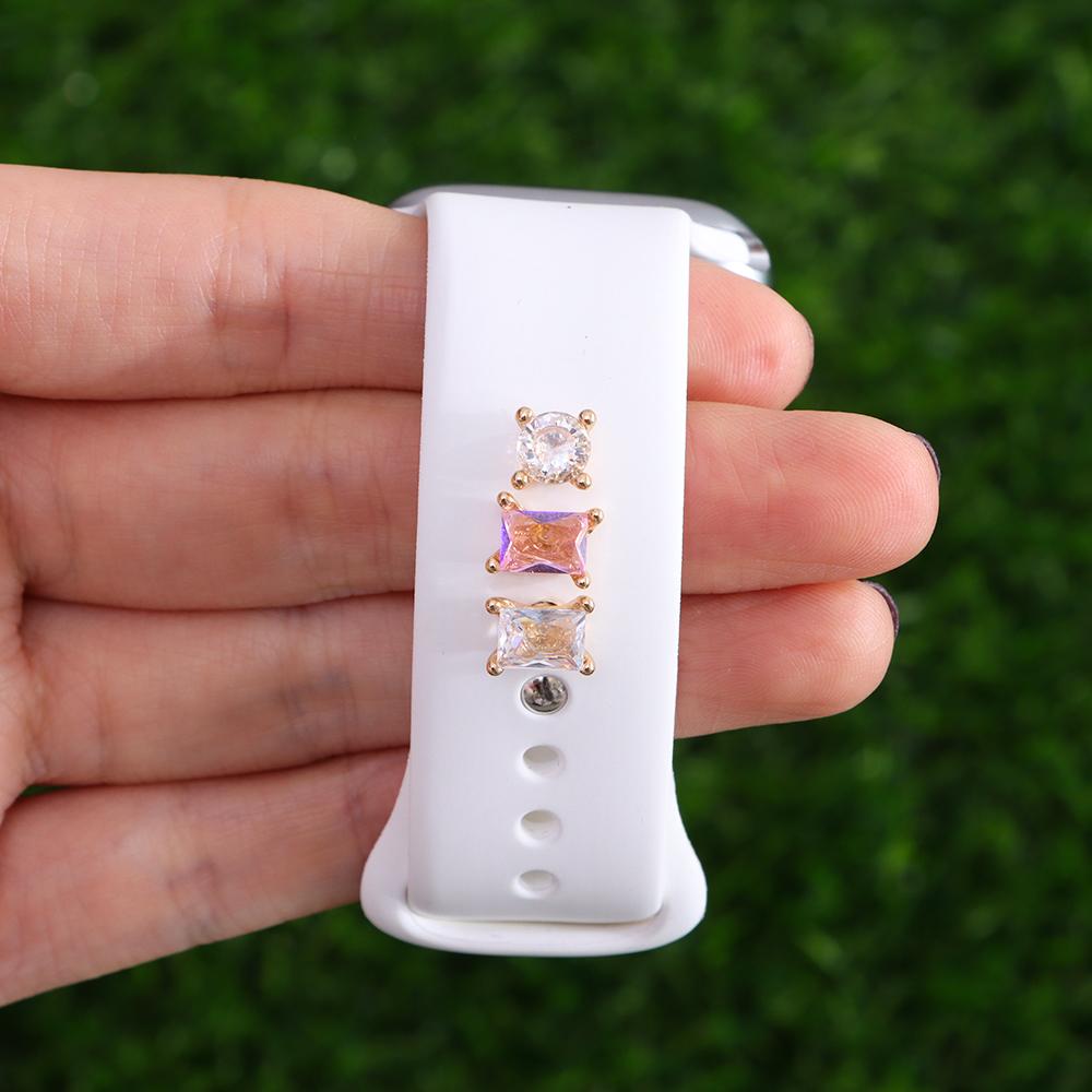 Металлические гвозди с бриллиантами, ремешок, аксессуары, ремешок для часов, орнамент, декоративное кольцо, браслет, подвески