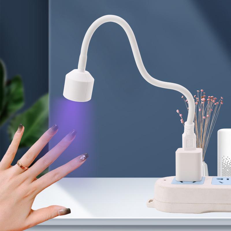 Мини-сушилка для ногтей УФ-Светодиодная лампа для ногтей Складная USB-лампа для полимеризации Настольная лампа для гель-лака Быстросохнущая сушилка для маникюра Инструмент для маникюра