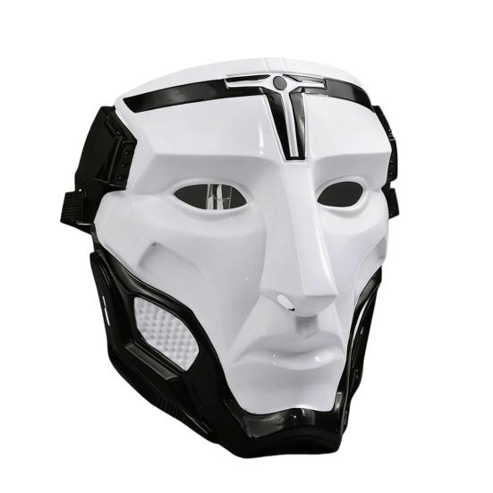 Маска Заключенного Отряда Пластиковая Маска для Косплея на Вечеринку Хэллоуина Реквизит для Ролевых Игр для Взрослых Детей Забавный Аксессуар к Костюму