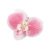 Artificial Moth Orchids Hair Clip Bohemia Hawaiian Faux Pearl Simulated Flower Duckbilled Clamp Hairpin Hair Barrette Women Hair Accessories Headwear