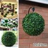 Artificial Plastic Leaf Effect Topiary Tree Ball Hanging for Home Decor