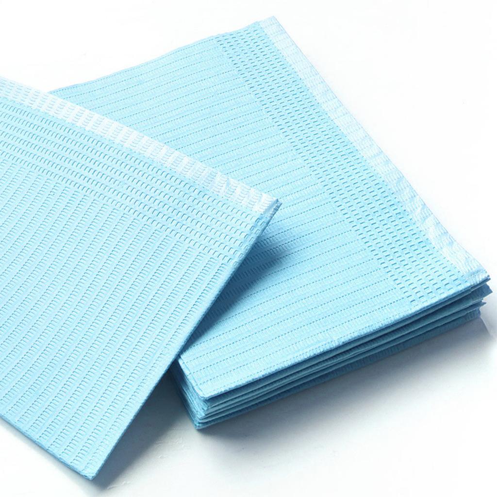 125 шт. салфетка для чистки татуировок, хорошо впитывающая плотная ткань, одноразовая скатерть для татуировщиков, синяя