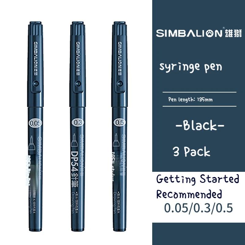 Игла для рисования, наконечник ручки, пигментная подкладка, чернила Micron, искусство рисования манги, наброски, нарисованные от руки, водонепроницаемые художественные принадлежности