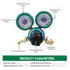 Регулятор давления кислорода Сварочный газ O2 Манометр Расходомер Промышленный редуктор кислорода