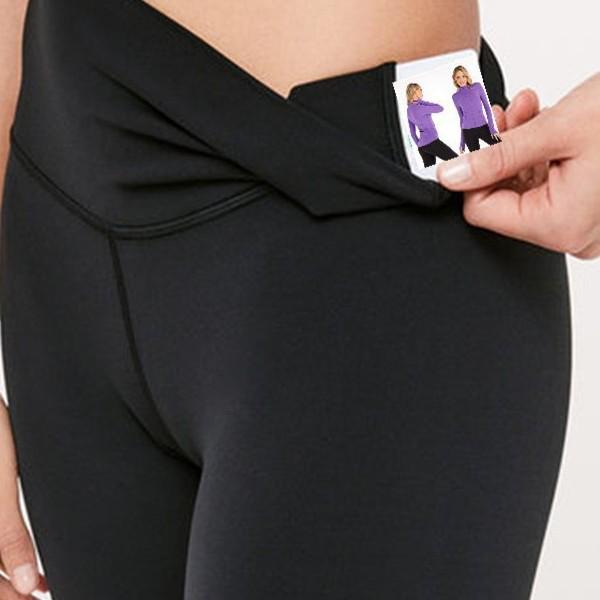 Женский облегающий комплект куртка и капри для йоги Lulu SLEEK CITY