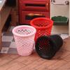 Mini 1/12 Hollowed-out Trash Can Model Dollhouse Living Furniture Decoration Dolls House Micro Scene Ornament