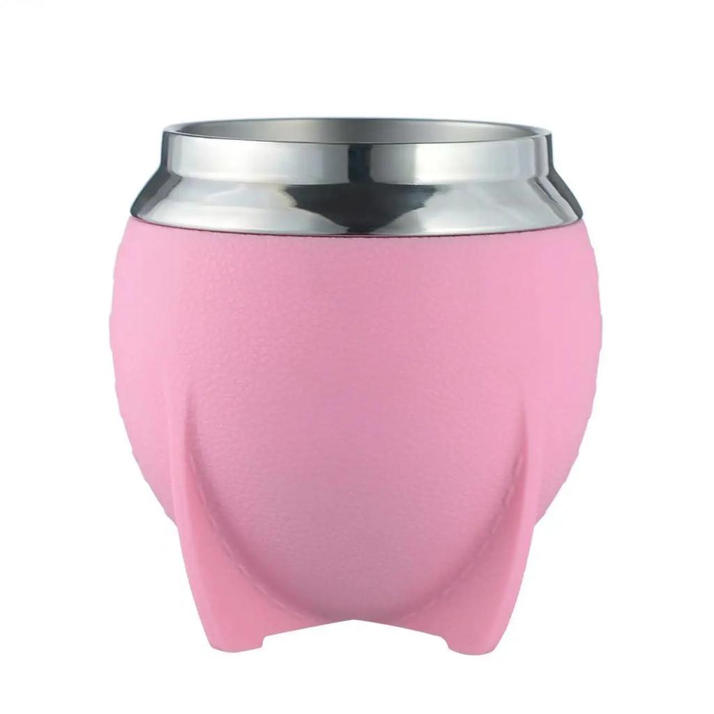 280 мл двухслойная нержавеющая сталь чашка для чая мате стакан для кофе без соломинки