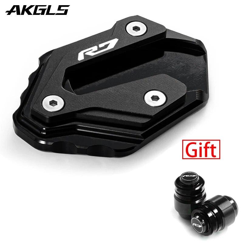 Для YAMAHA R7 YZF-R7 YZF R7 R 7 2022 2023 боковой кронштейн, удлинитель, кронштейн, пластина для увеличения и крышка воздушного клапана шины
