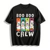 Хэллоуин Boo Boo Crew Команда привидений-медсестер Графическая футболка Хлопковая футболка