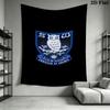 SHEeffield Wednesday Football Club Custom Name Wall Tapestry Aesthetic Wall Hanging Printed Fabric Blanket Decorative Tapestries for Bedroom Living Ro