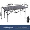 Portable Outdoor Folding Camping Table with Backrest