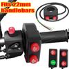 2 In1 Motorcycle Switch Horn Headlight Combination Switch Button Electric Vehicle Modification Plastic Switch for 22mm Handlebar
