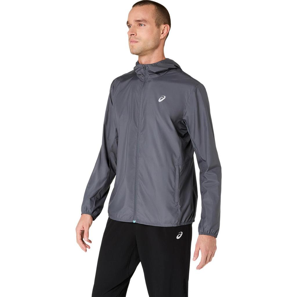 Одежда для бега СЕРЕБРЯНАЯ КУРТКА 2011D235 020 S [ASICS] Мужская (КАРЬЕРНЫЙ СЕРЫЙ)