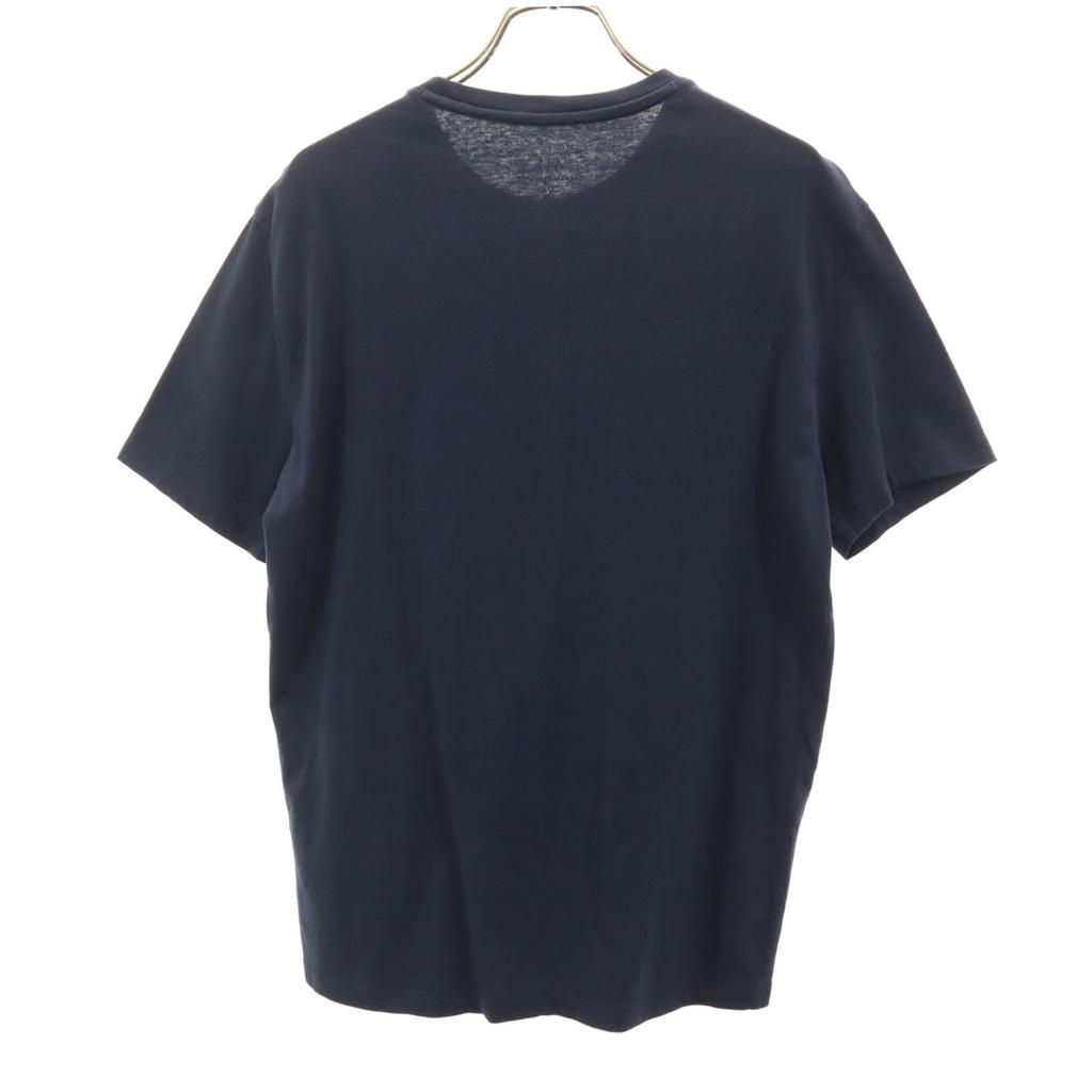 Armani Exchange Футболка с тисненым логотипом, с коротким рукавом, XS, темно-синяя, мужская, б/у
