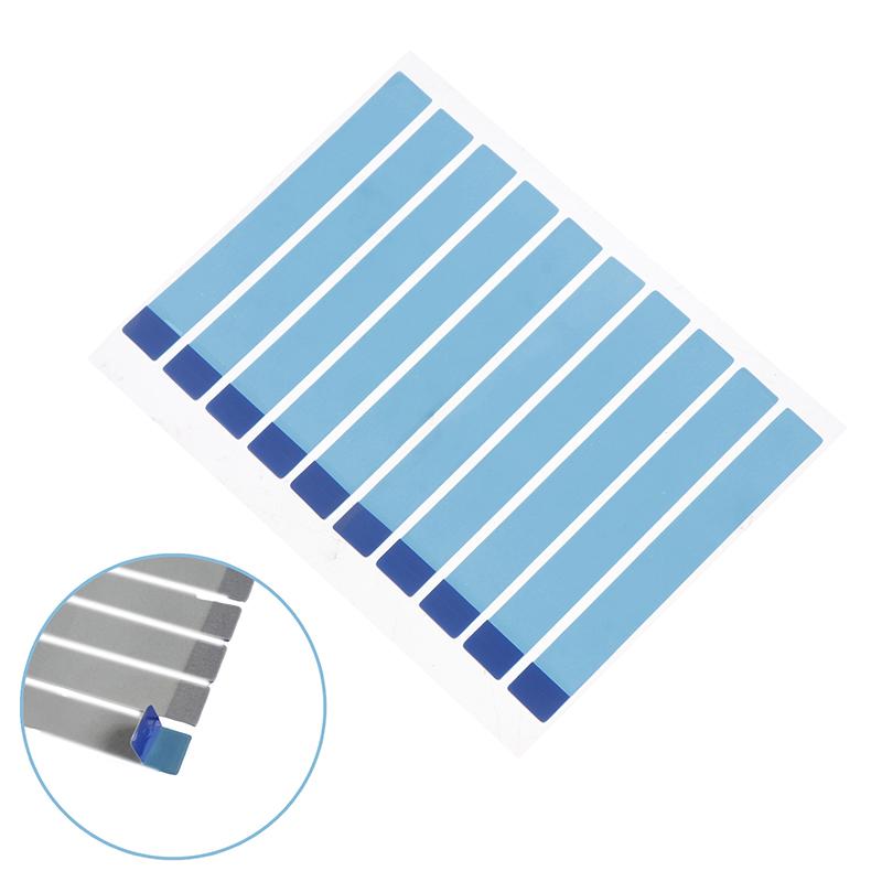 10 шт. Универсальная наклейка для аккумулятора мобильного телефона, легко надеваемая, бездорожечная лента, двухсторонняя лента