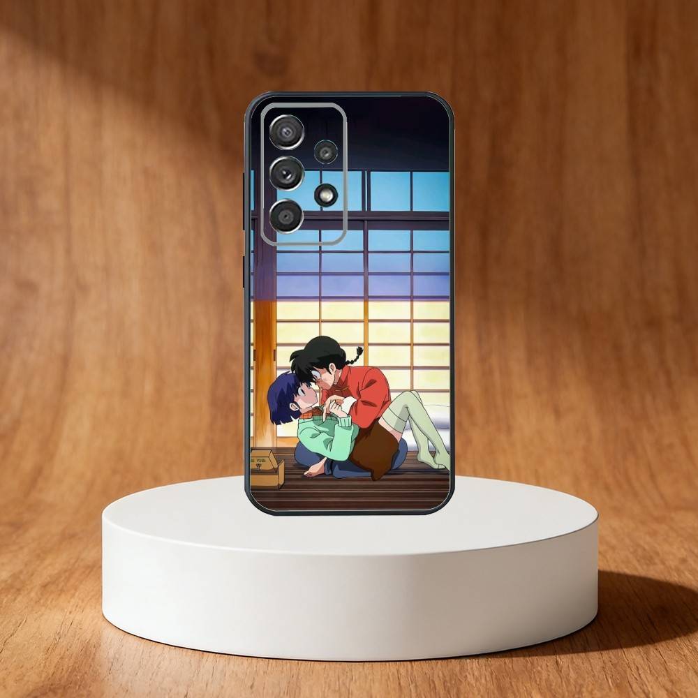 Чехол для телефона R-Ranma 1-2 для Samsung S25, S24, S21, S22, S23, S30, Ultra, S20, Plus, Fe, Note, 10, 9, 5G Черный