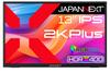 JAPANNEXT 13 Inch Mobile Monitor IPS Panel with Smart Case PC (Type C/MAC Compatible/built-in speaker/sRGB100%/non-glossy) JN-MD-IPS13U2KP