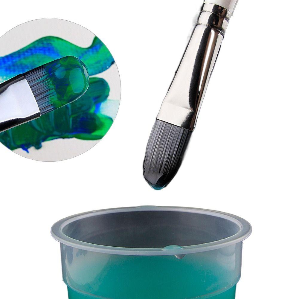 Practical Watercolor Brush Wooden Handle Acrylic Paint Brushes Acrylic and Oil Brushes  Art Brushes