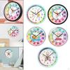 10 Inch Analog for Kids Non Ticking Teaching Clock Educational Tool Learning Bedroom