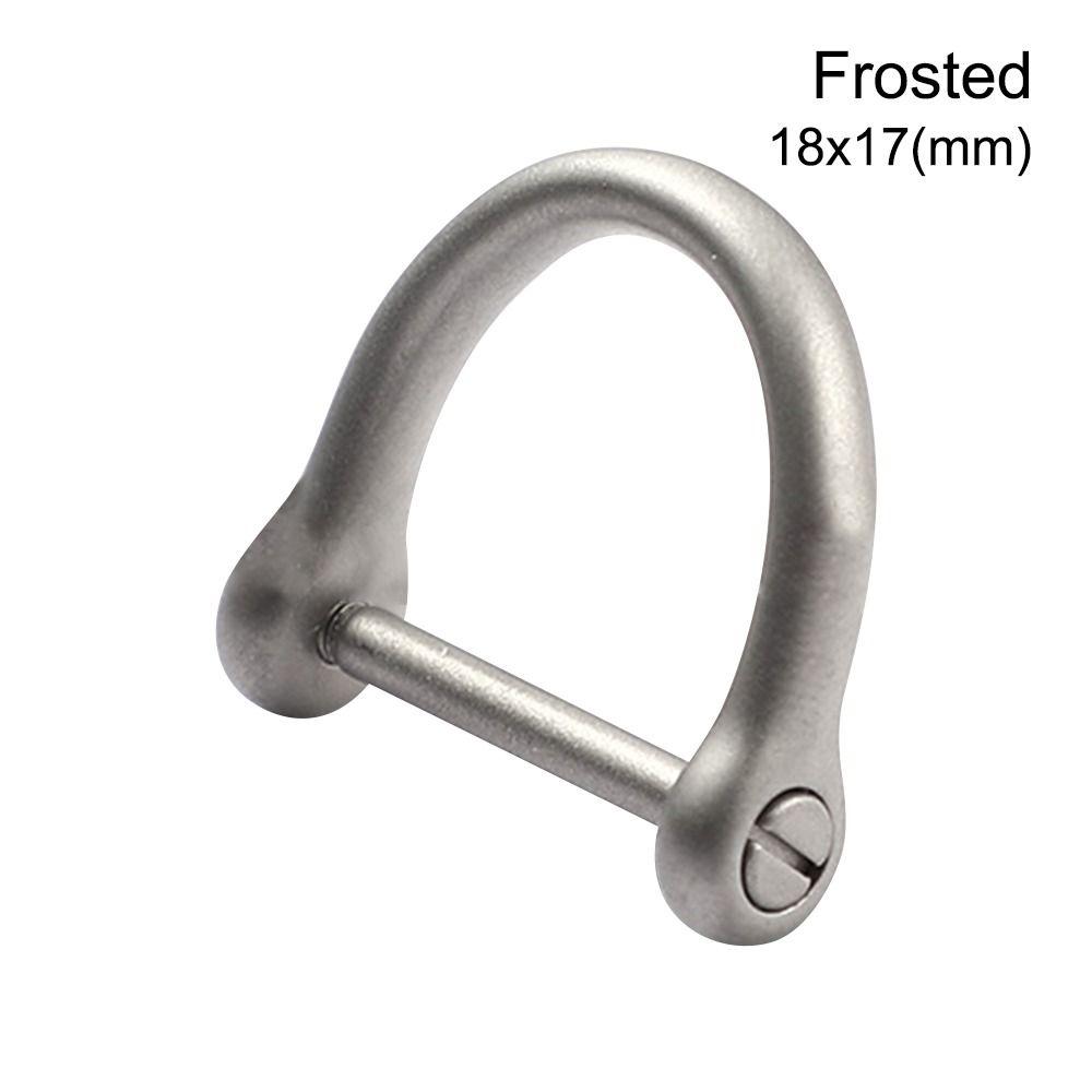 High Quality Horseshoe Buckles Titanium Alloy D Bow Staples Bracelet Buckle  Outdoor Accessories