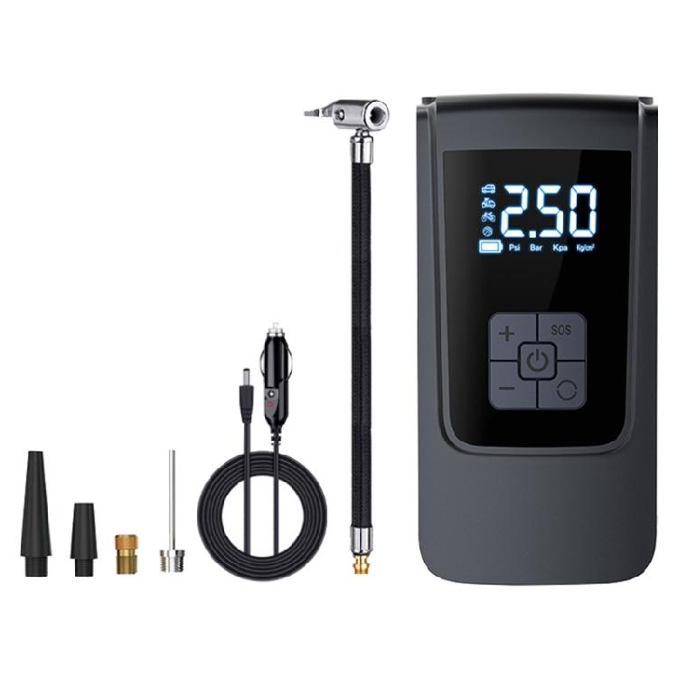 Цифровой дисплей Накачка шин для автомобиля, велосипеда, мотоцикла Автомобильный воздушный компрессор Воздушные насосы с фонариком Накачка шин