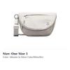 Lululemon All Night Festival Nylon Shoulder Bag, Crossbody Bag Regular Unisex Albumin & Silver LW9ENMS-061076