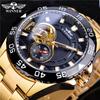 T-winner Men's Fashion Casual Hollow Mechanical Movement Automatic Mechanical Watch