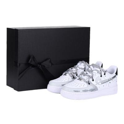 Air Force 1 '07 Air Force 1 Термозащита Низкие Кеды для скейтбординга Мужские Серый Белый CW2288-111(Команда-S-КОРОБКА)-Случайные упаковочные пакеты