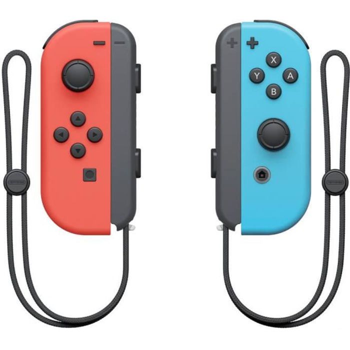 Пара неоново-красных контроллеров Joy-Con и; Неоново-синий для Nintendo Switch