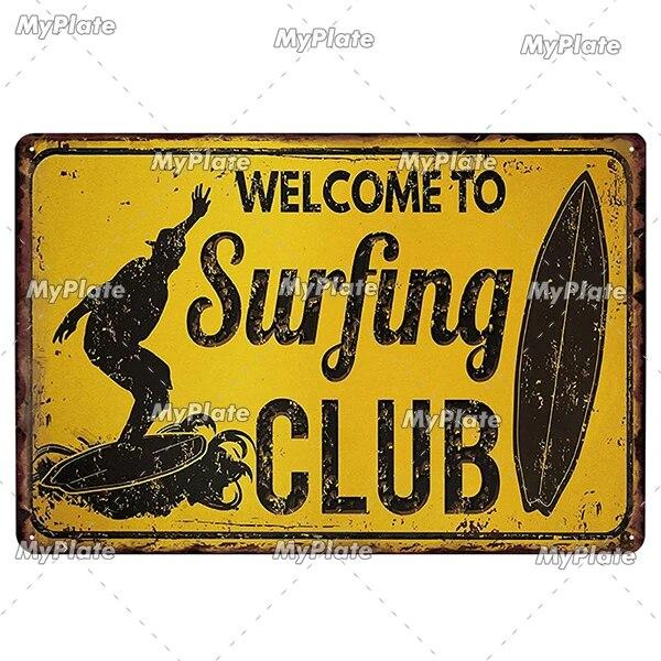 NODE BEACH Vintage Metal Sign Tin Sign Vintage Cafe Decoration Plaque Home Wall Decor Bar Sign Home Decor Poster Drop Shipping