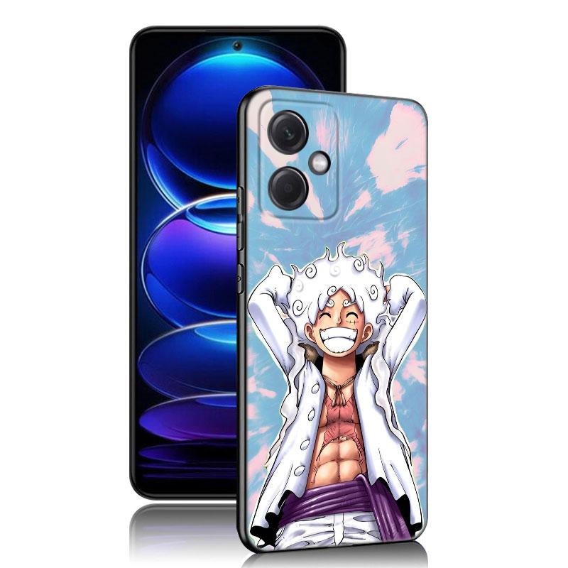 Luffy's Gear 5 аниме черный силиконовый чехол для телефона Xiaomi Redmi Note 10 11 11S 12 13 4G 8 9 11T Pro 5G Plus 8T 9S 10S 12S