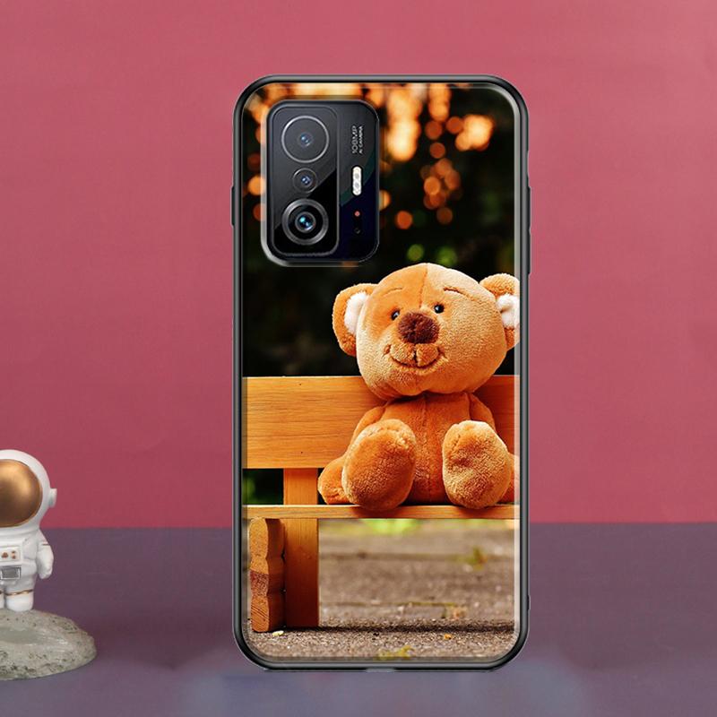Чехол с милым медведем для POCO X5 X3 F5 Pro X4 F4 GT M5s C40 F3 для Xiaomi 13 Lite 12 11T 12T Pro 12X